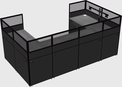 Cabine en u