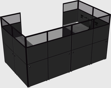 Cabine en u