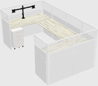 Cabine en u