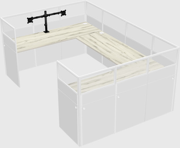 Cabine en u