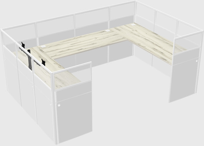 Cabine en u