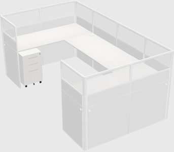 Cabine en u
