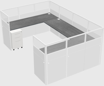 Cabine en u