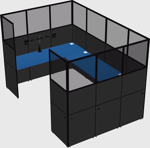 Cabine en u