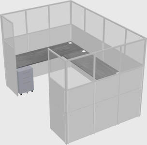 Cabine en u