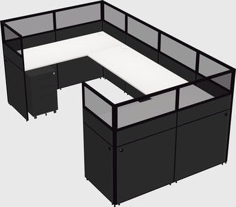 Cabine en u
