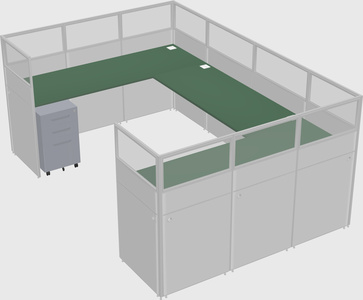 Cabine en u