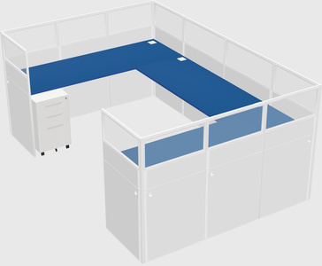 Cabine en u
