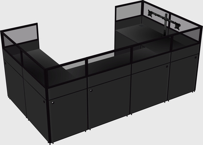 Cabine en u