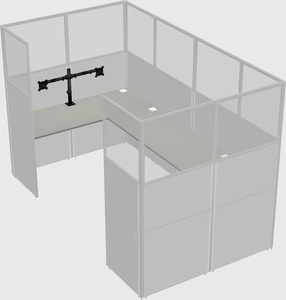 Cabine en u