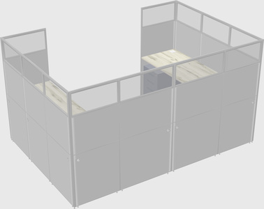 Cabine en u