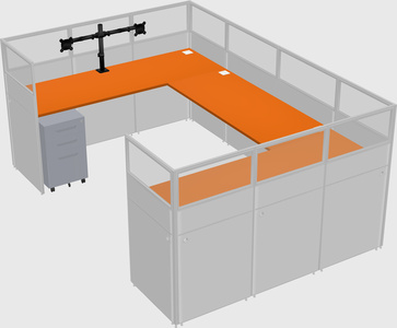 Cabine en u