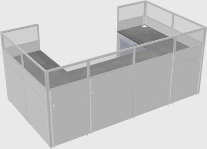 Cabine en u