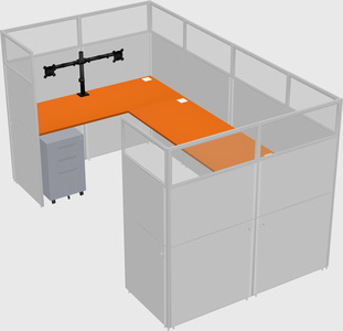 Cabine en u