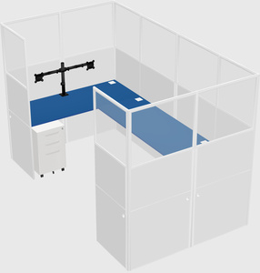 Cabine en u