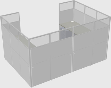 Cabine en u