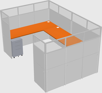 Cabine en u