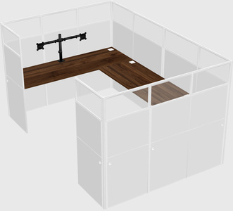 Cabine en u