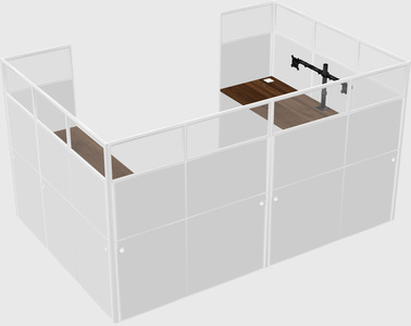 Cabine en u