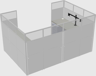 Cabine en u