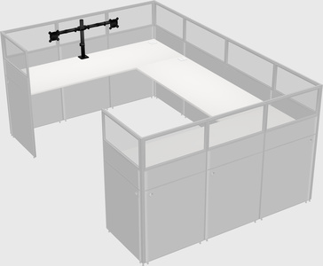 Cabine en u