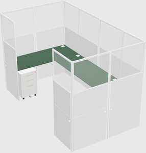 Cabine en u
