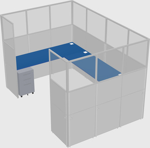 Cabine en u