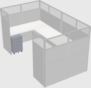 Cabine en u