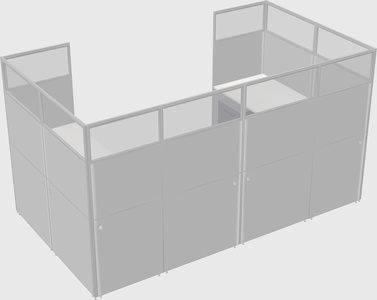 Cabine en u