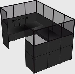 Cabine en u