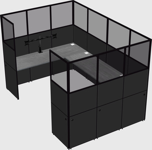 Cabine en u
