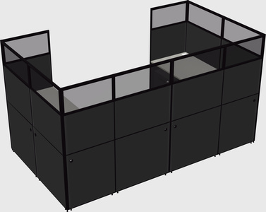 Cabine en u