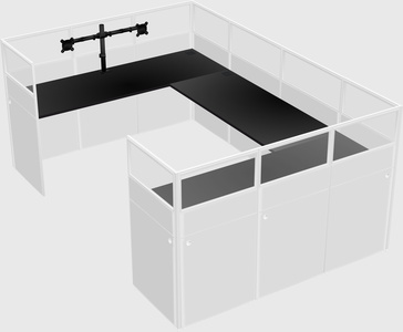 Cabine en u