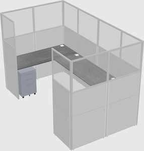 Cabine en u