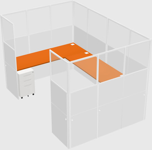 Cabine en u