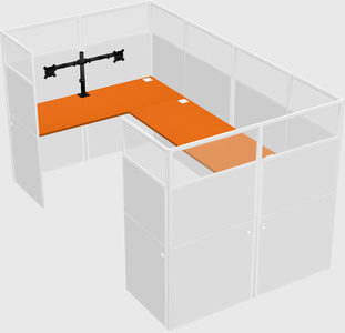 Cabine en u