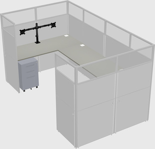 Cabine en u