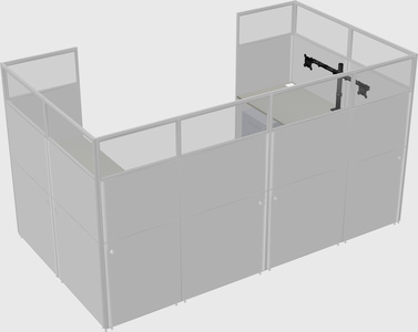 Cabine en u