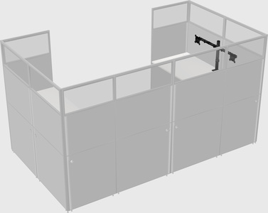Cabine en u