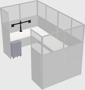 Cabine en u