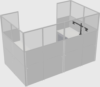 Cabine en u