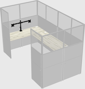 Cabine en u