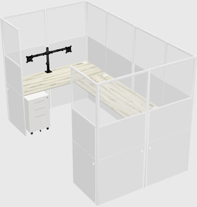 Cabine en u