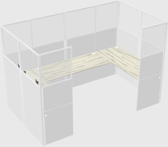 Cabine en u