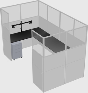 Cabine en u