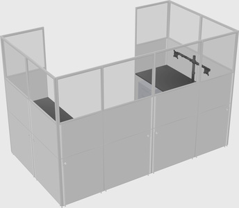 Cabine en u