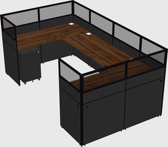 Cabine en u