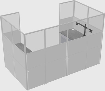Cabine en u