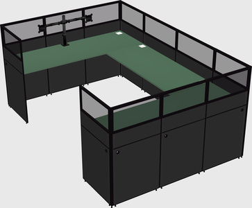 Cabine en u