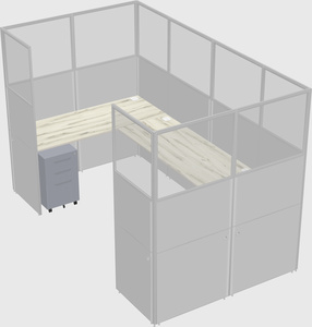 Cabine en u